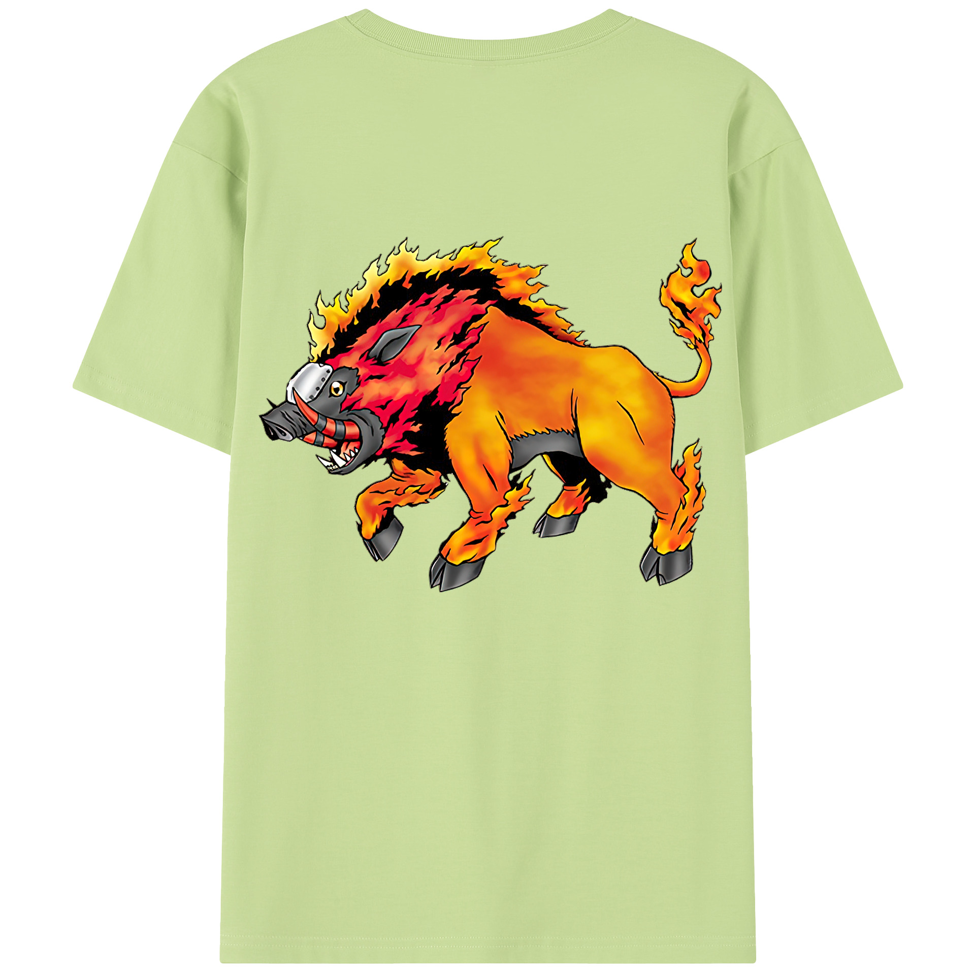 （画像用） Digimon デジタルモンスター/デジモン 綿100％半袖Tシャツ（背面プリント）
